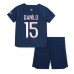 Maillot de foot Paris Saint-Germain Danilo Pereira #15 Domicile vêtements enfant 2023-24 Manches Courtes (+ pantalon court)